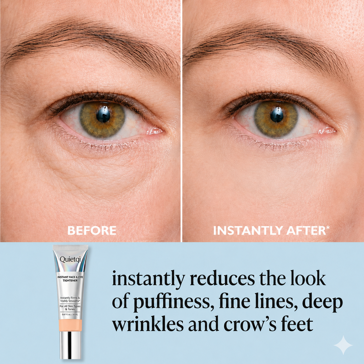 Quietqi™ Instant Face Temporary Tightener – Instant visible results in 60 seconds
