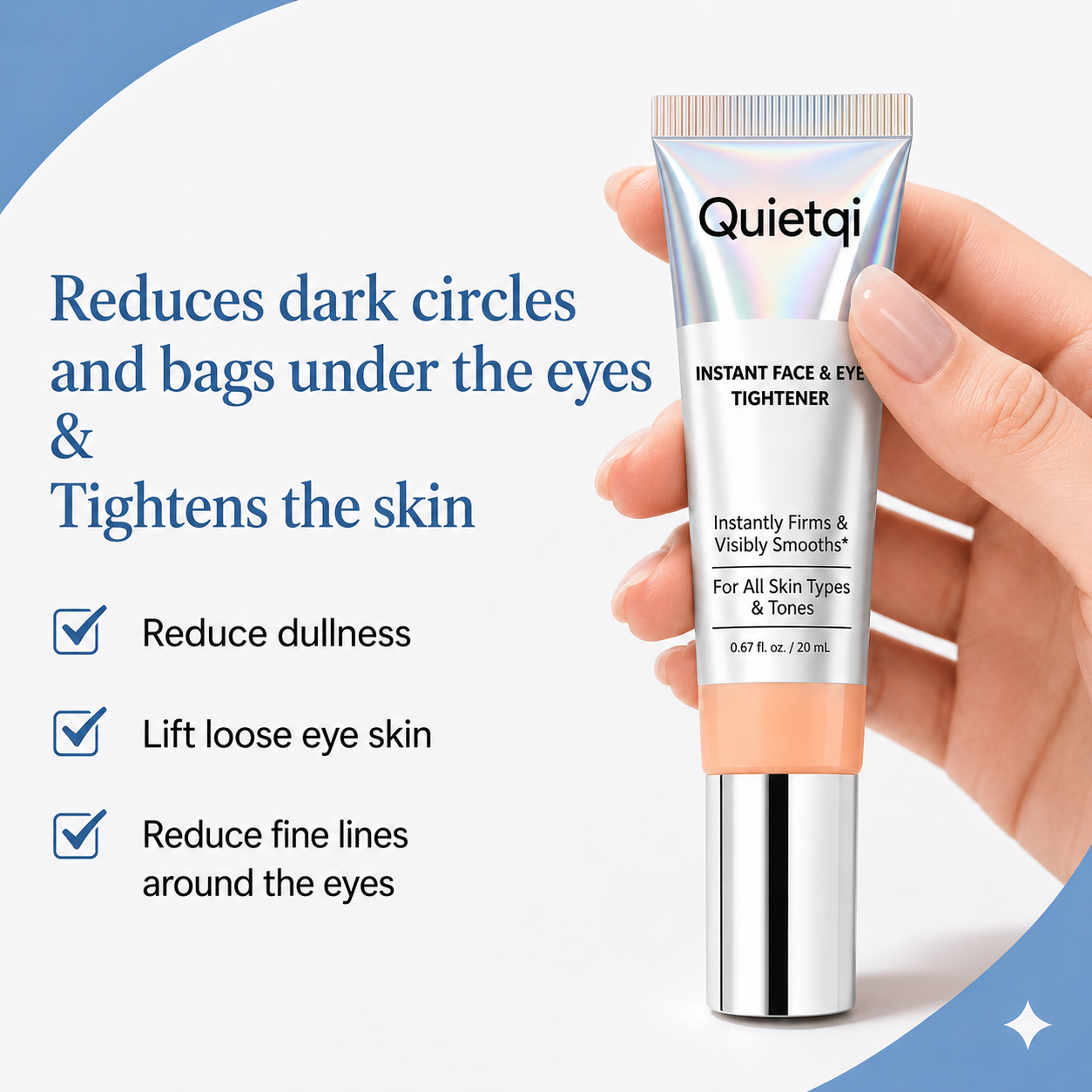 Quietqi™ Instant Face Temporary Tightener – Instant visible results in 60 seconds